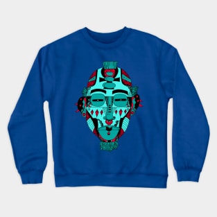 Turqred African Mask 5 Crewneck Sweatshirt